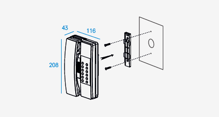 Переговорное устройство Commax TP-S